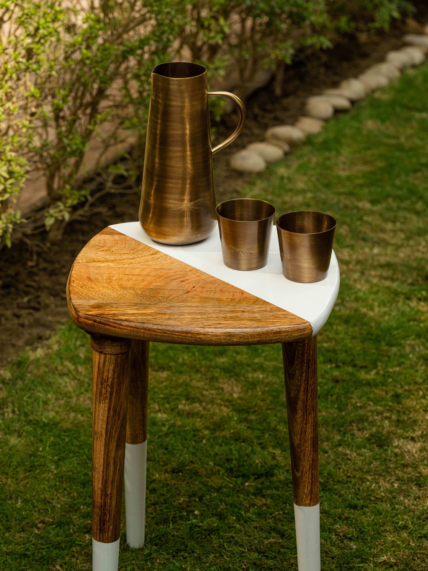 Vikarna - Three-legged handcrafted wooden stool