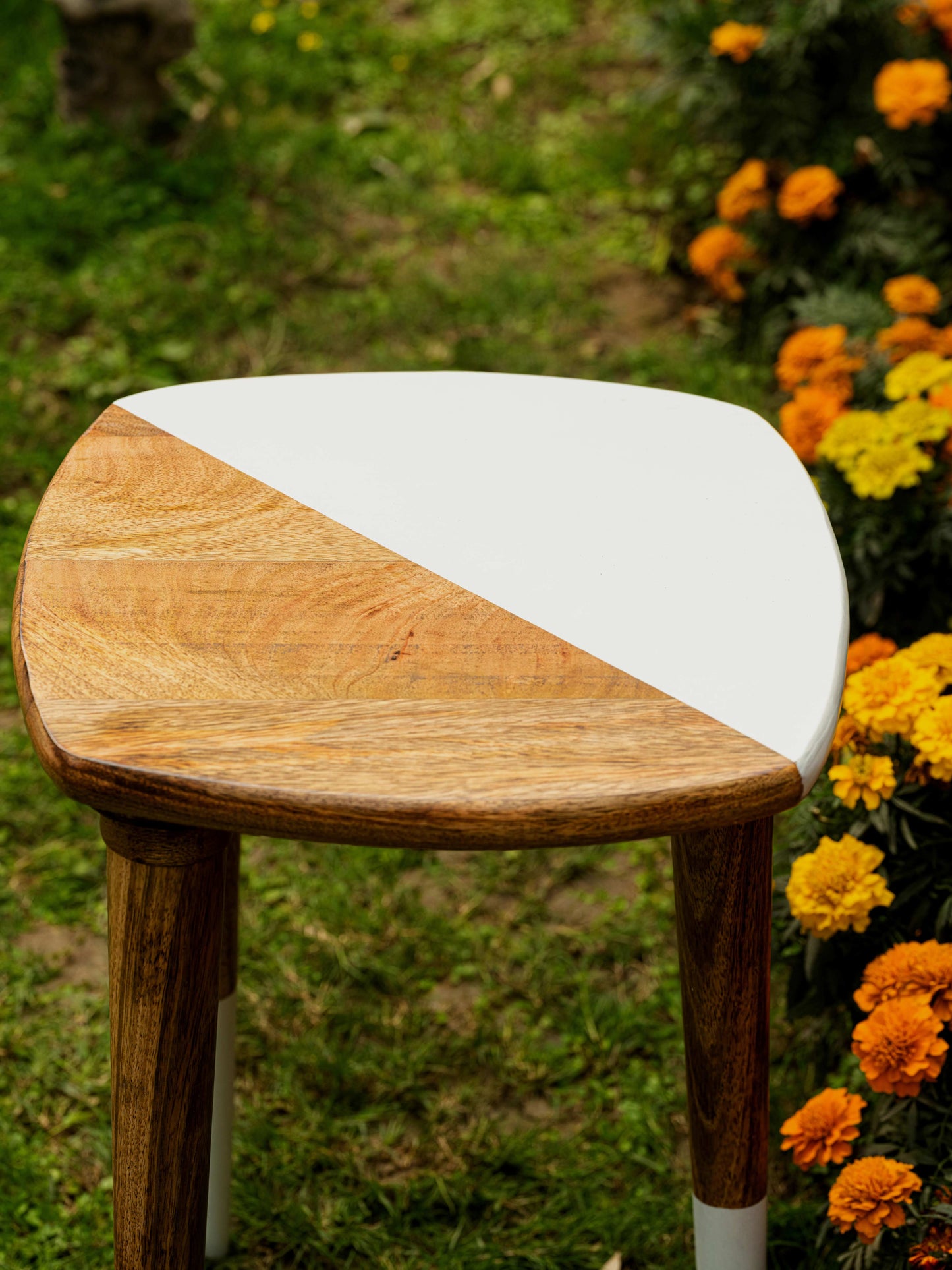 Vikarna - Three-legged handcrafted wooden stool