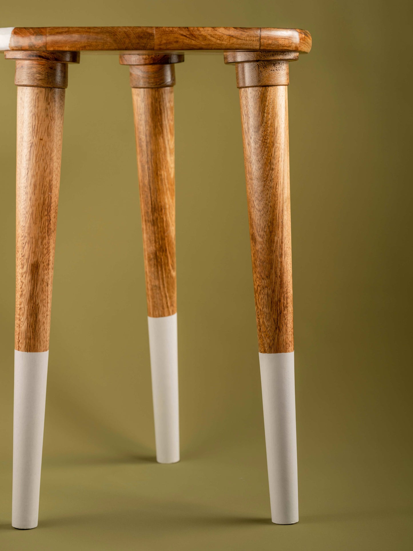 Vikarna - Three-legged handcrafted wooden stool