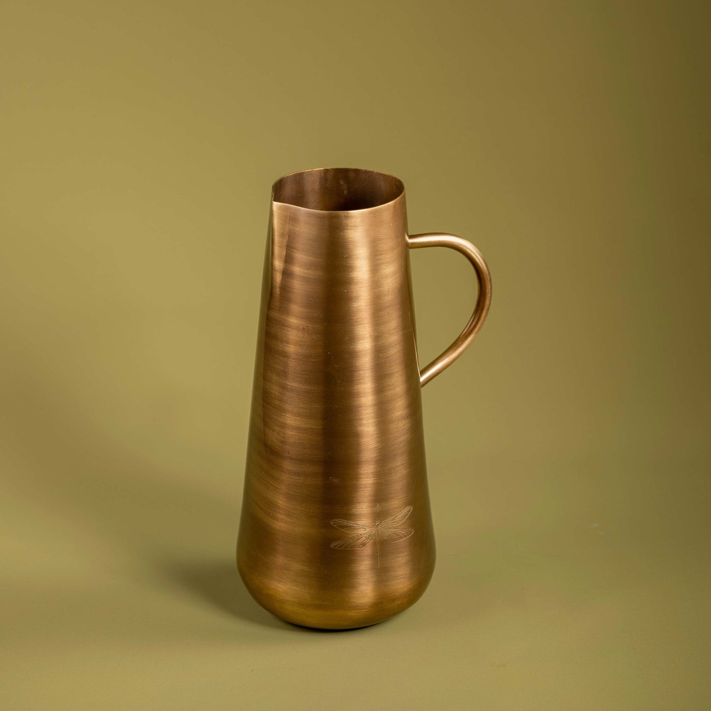 Jugnu - Beautiful brass jug with firefly motif