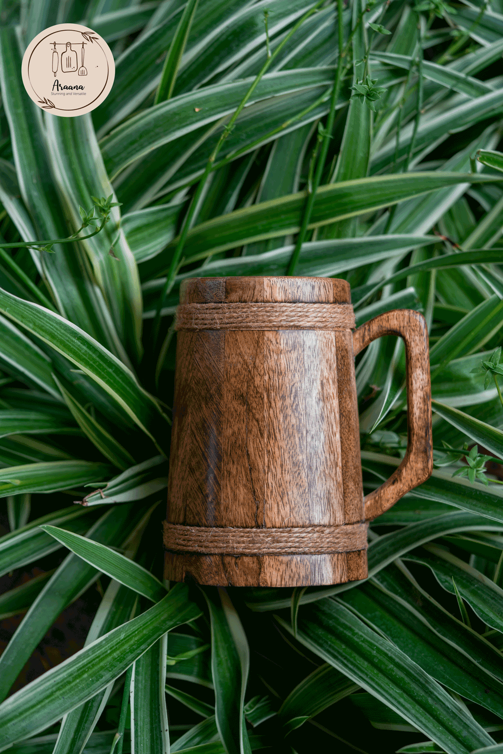 Bulbul - Wooden beer mug