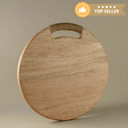 Vyaas - Round platter/chopping board with rope detailing