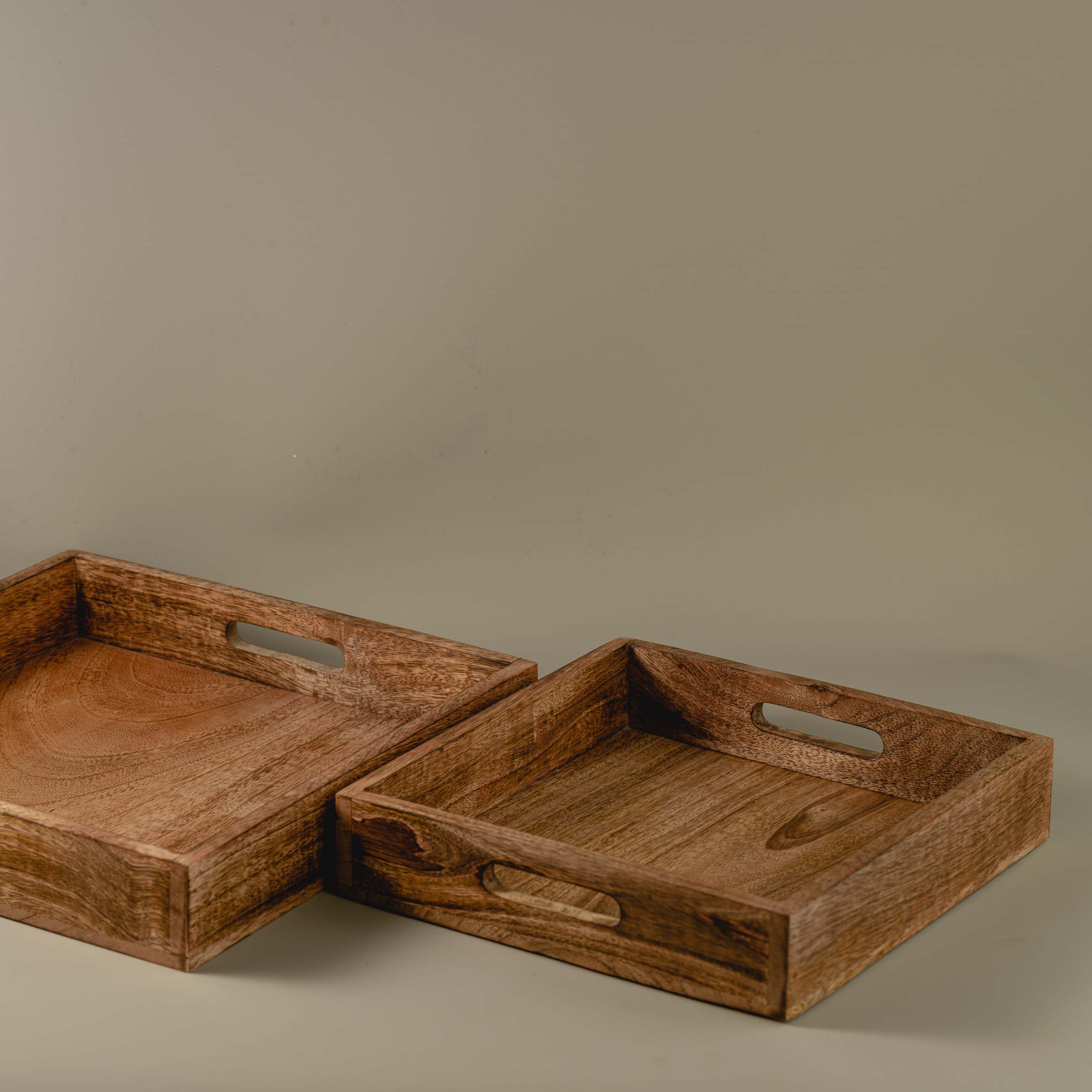 Sugam - Classic Square wooden serving tray