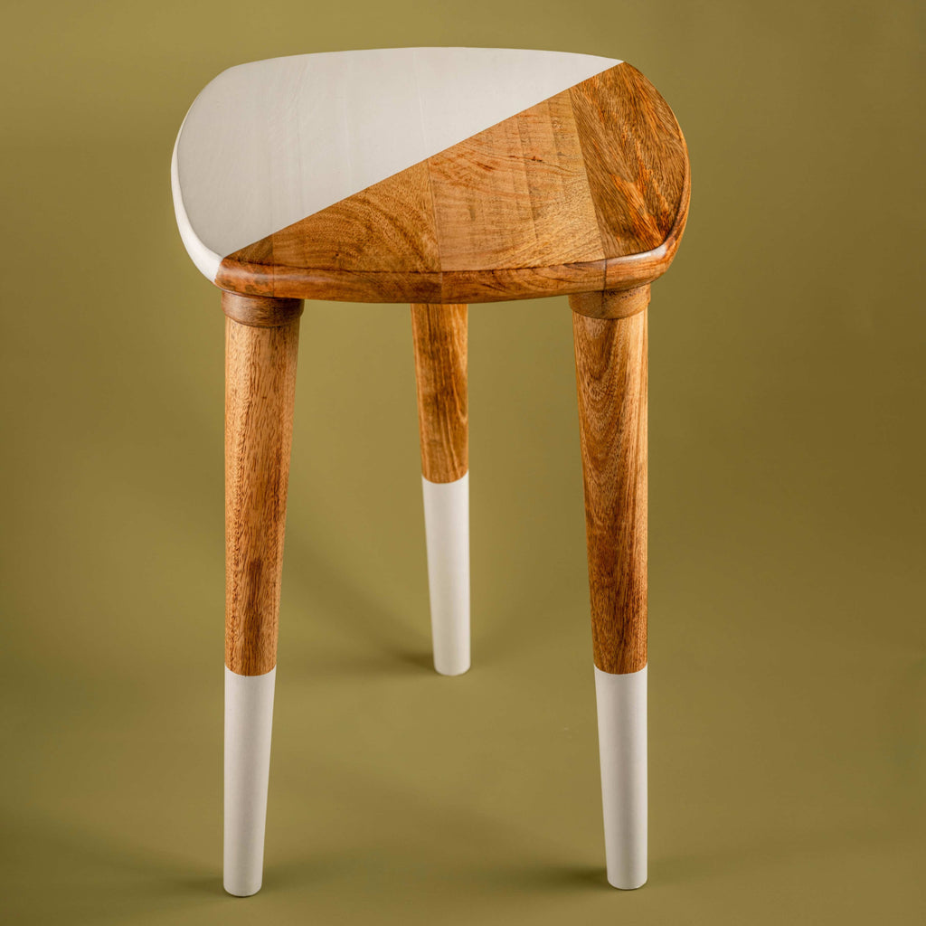 Vikarna  - Three-legged handcrafted wooden stool