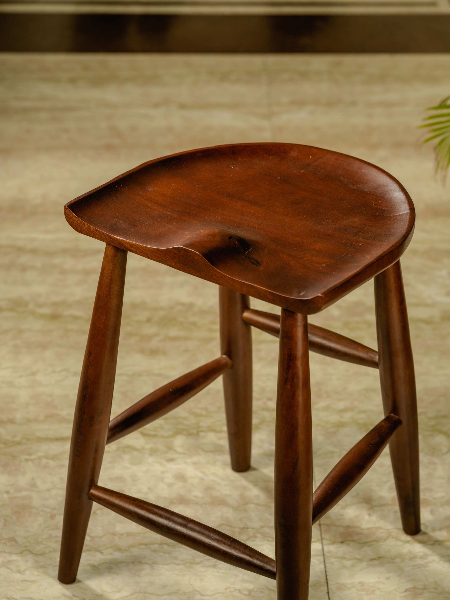 Kaathee - Four-legged handcrafted wooden stool