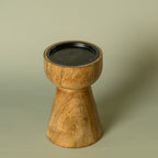 Deevan - Handcrafted Tapered Wooden Candle Holder