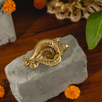 Samudra Diya - Beautiful Shank Shaped Brass diya