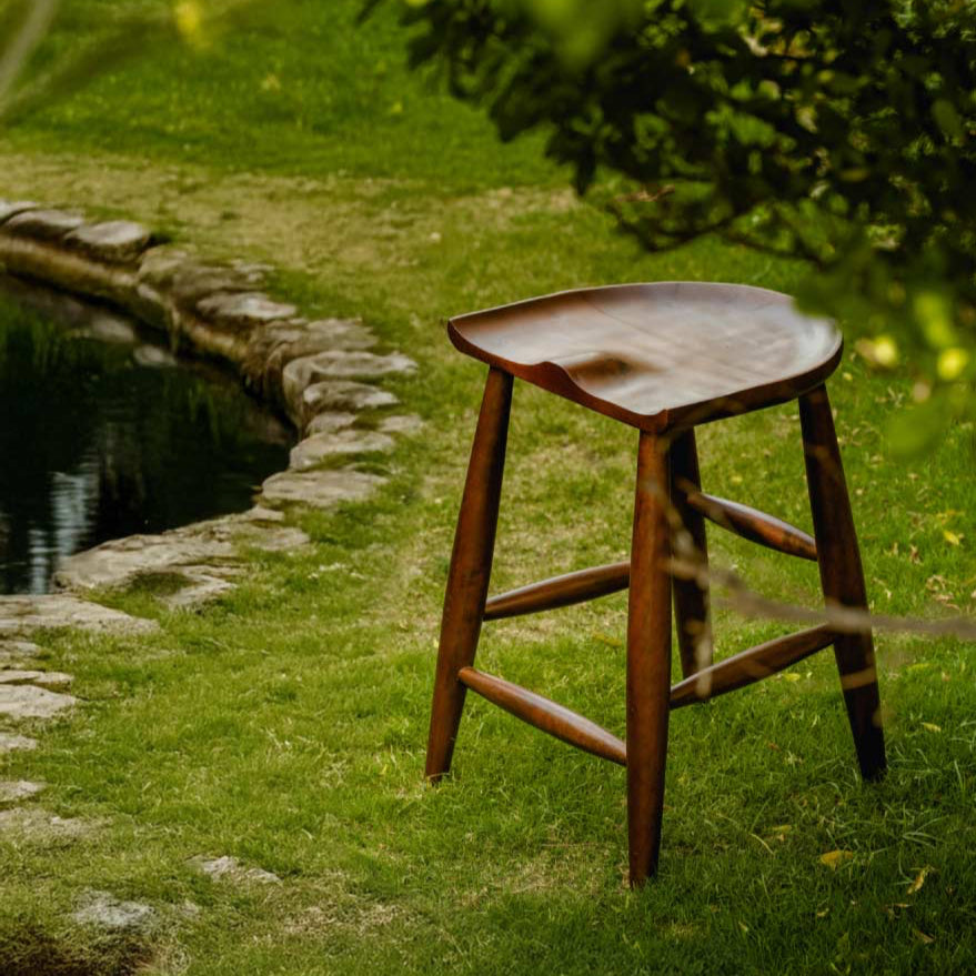 Kaathee - Four-legged handcrafted wooden stool