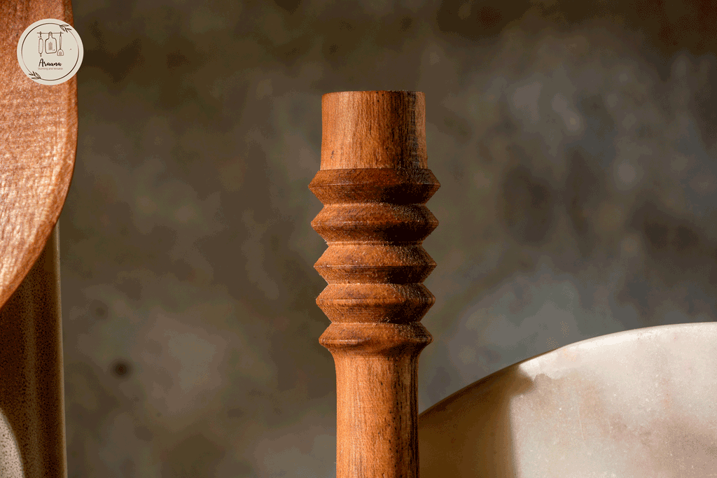 Garoh - Set of 5 unique wooden ladles & spatulas