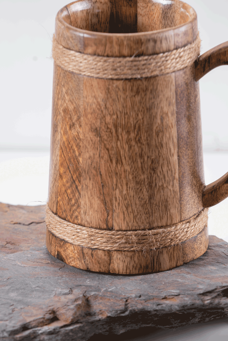 Bulbul - Quirky and Unique Wooden beer mug