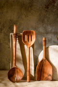 Garoh - Set of 5 unique wooden ladles & spatulas